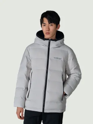 TANBOER Short Sports Hooded Winter Down Coat Men