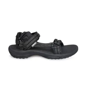 TEVA Terra Fi Lite Double Zipper Black Sandals - Women's