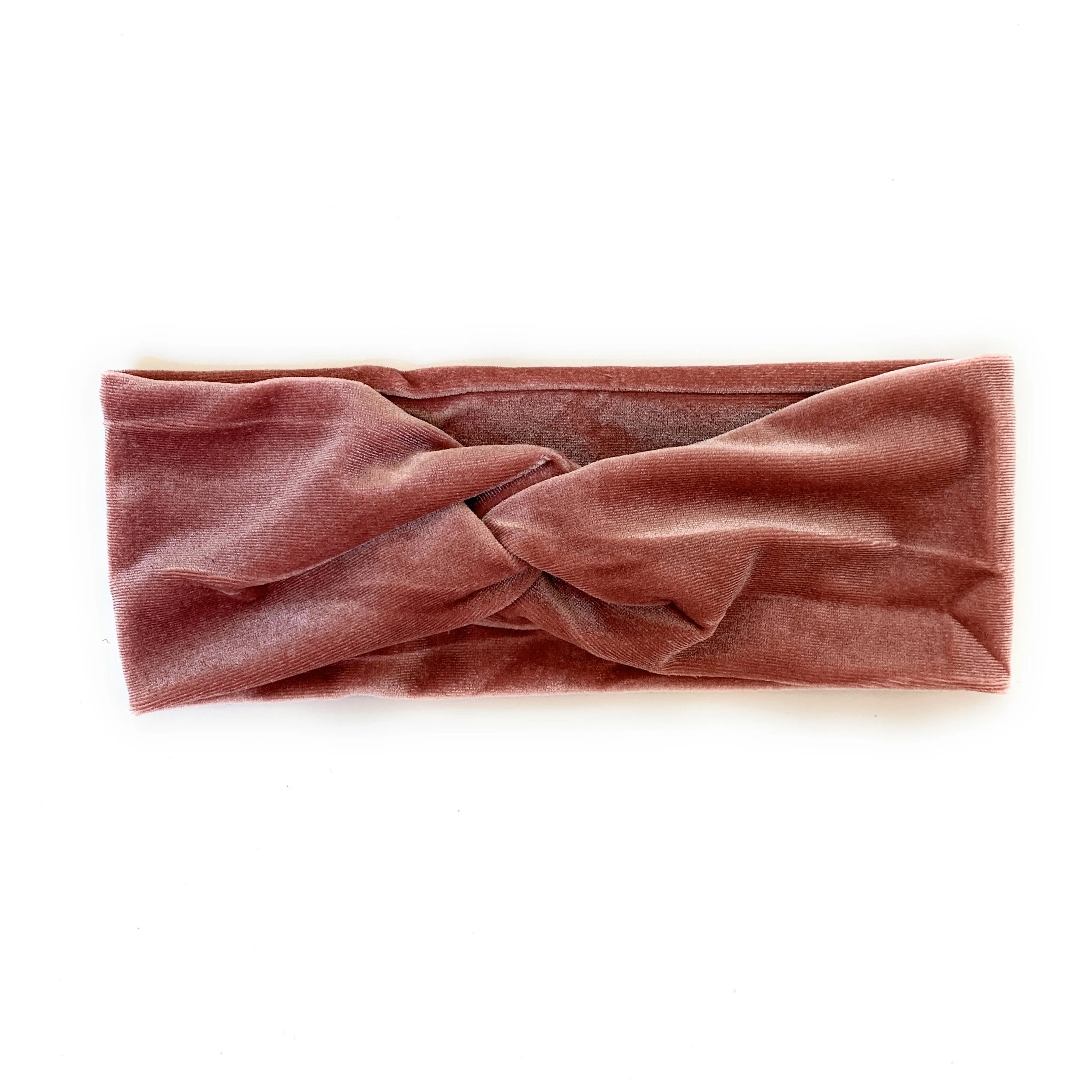 Top Knot Velvet Headband (Pink)