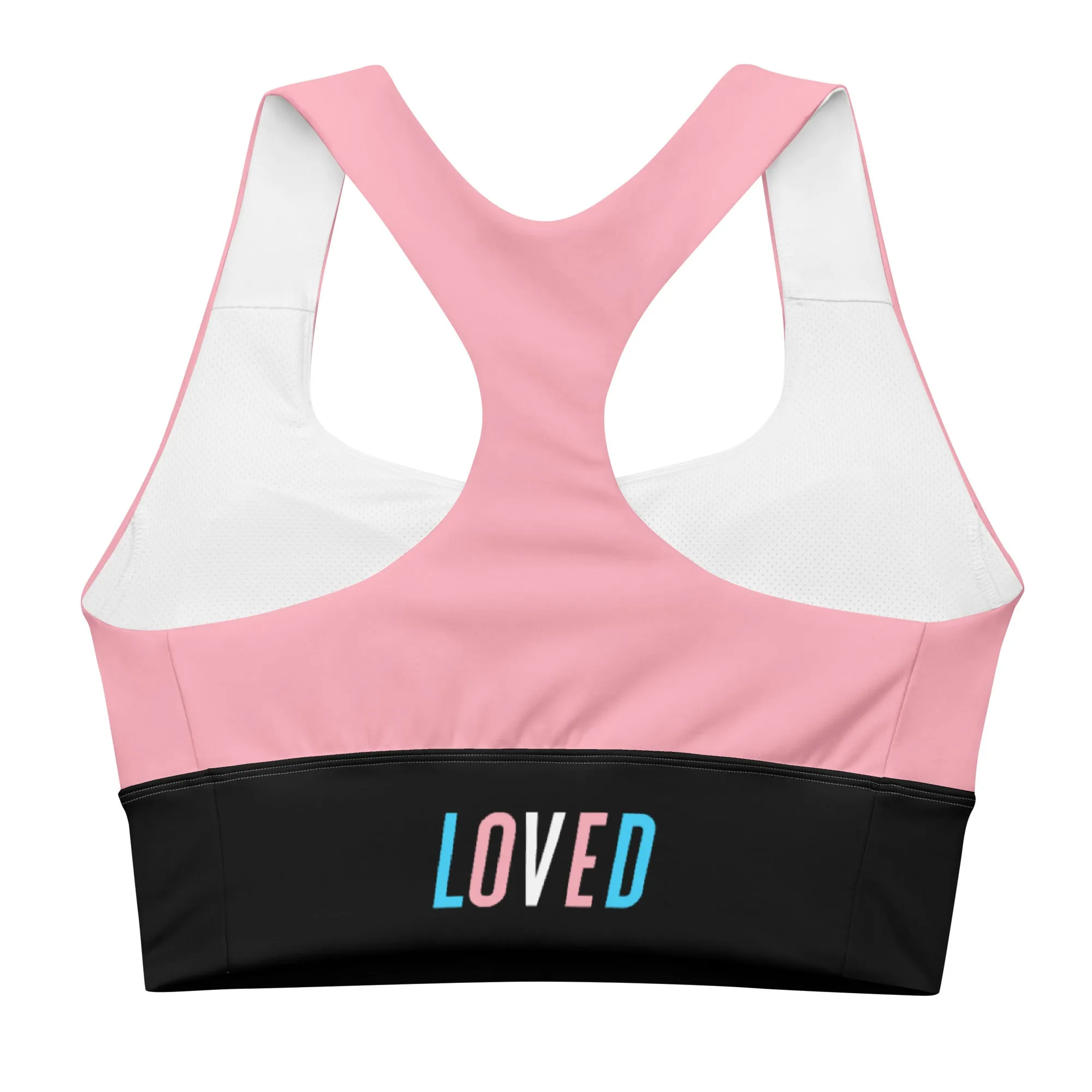 Trans Pride Pink Sports Bra