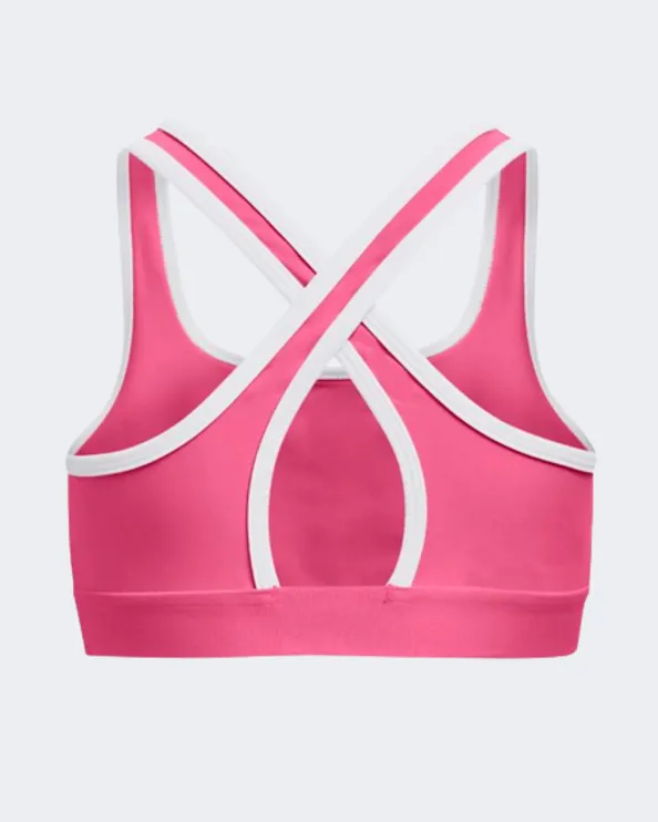 Under Armour Crossback Graphic Girls Training Bra Pink/Multi 1373867-640