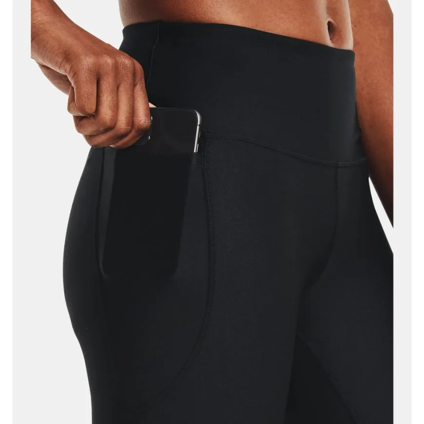 Under Armour Heatgear&#174; No-Slip Waistband Full-Length Women Training Tight Black/White