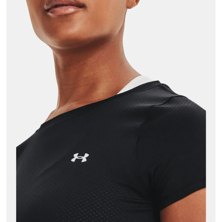 Under Armour Heatgear&#174; Women Training T-Shirt Black/Silver