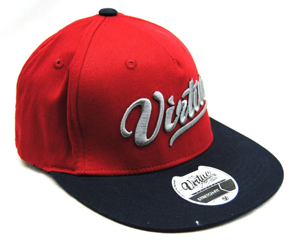 Virtue Stretch Fit Hat Red/Blue - S/M