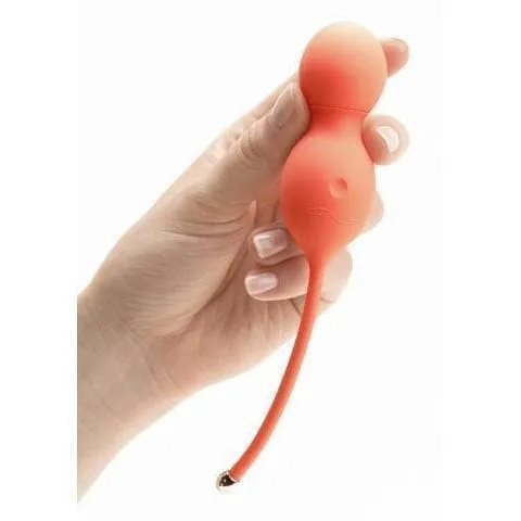 We-Vibe Bloom Silicone Kegel Exercise Vibrator Coral with 3 Progressive Weights