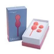 We-Vibe Bloom Silicone Kegel Exercise Vibrator Coral with 3 Progressive Weights