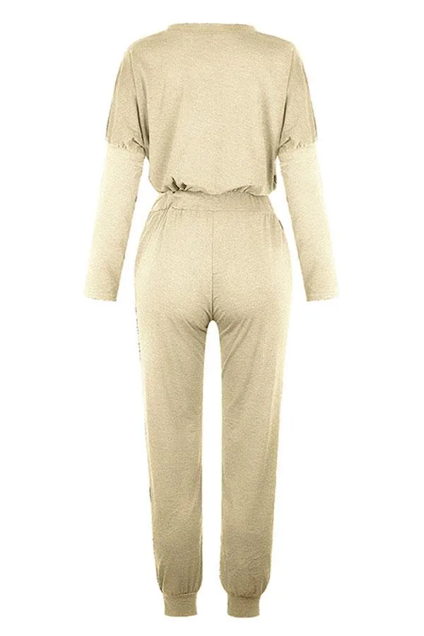 Women's Casual Outfits Sweatsuit Jogger Pants Tracksuit Set