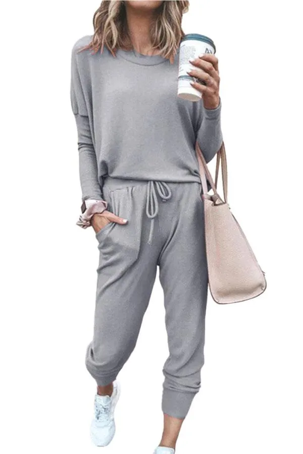 Women's Casual Outfits Sweatsuit Jogger Pants Tracksuit Set