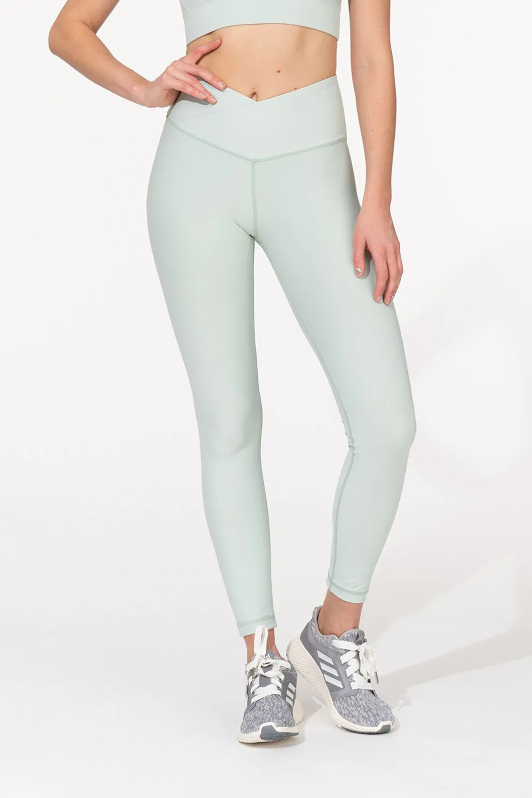 WRAPPED 7/8 LEGGING, Iced Mint