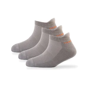 Pack of 3 Stylish Young Wings Bamboo Ankle Length Sports Socks, Solid Design, Style no. 2613-M3