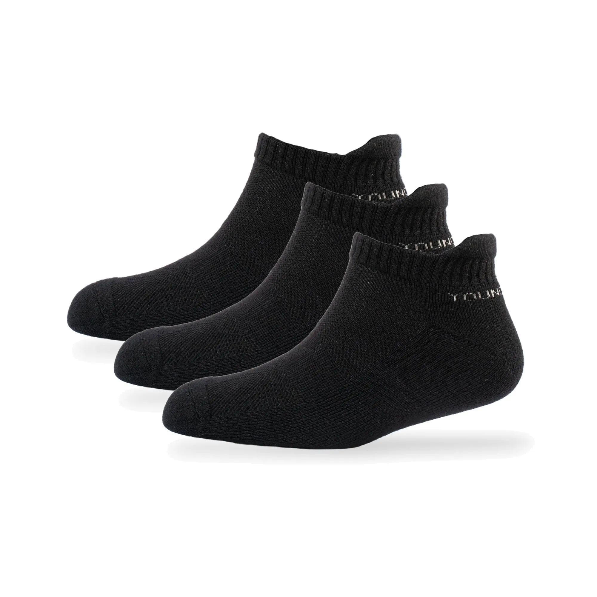 Pack of 3 Stylish Young Wings Bamboo Ankle Length Sports Socks, Solid Design, Style no. 2613-M3